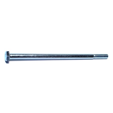 MIDWEST FASTENER Grade 2, 1/4"-20 Hex Head Cap Screw, Zinc Plated Steel, 5 in L, 100 PK 00018